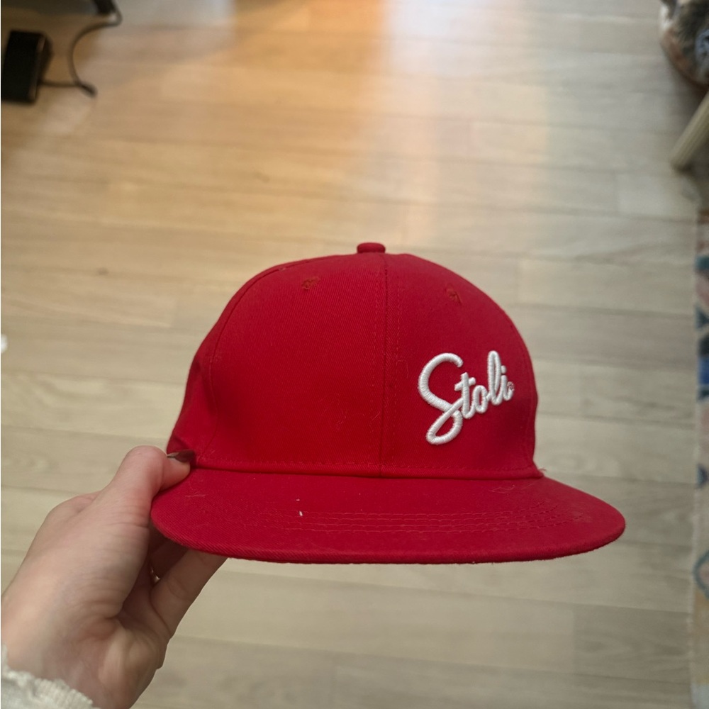 Red stoli streewear Cap